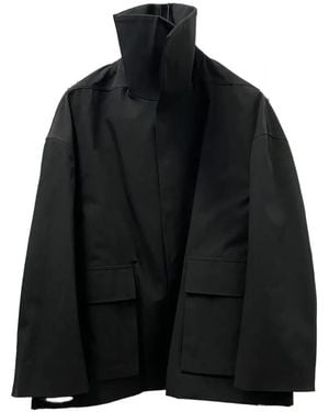 Rick Owens Dracucollar Jacket - Black