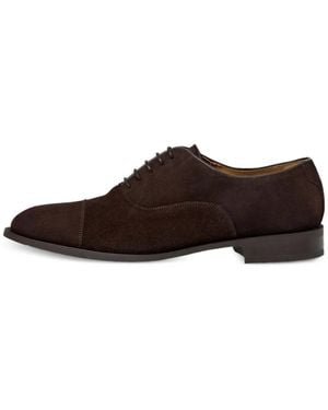 Hackett Zapatos Oxford Con Puntera En Contraste - Marrón