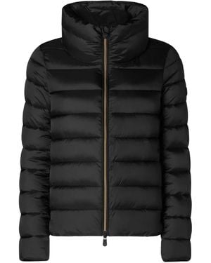 Save The Duck Elsie High-Neck Puffer Jacket - Black