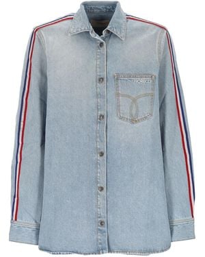 Fiorucci Stripe Pocket Shirt - Blue