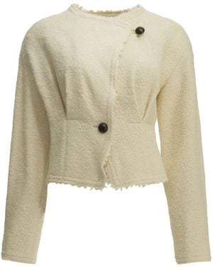 Isabel Marant Suna Long-Sleeves Jacket - White