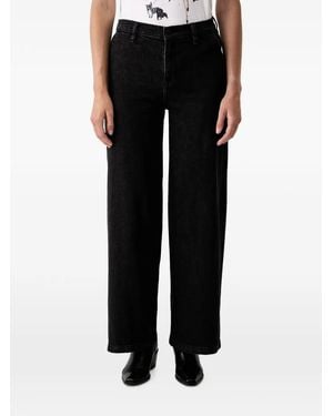 DKNY Wide-Leg Jeans - Black