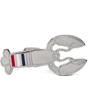 Thom Browne Fermacravatta - Bianco