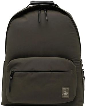 agnès b. Logo-Patched Backpack - Black