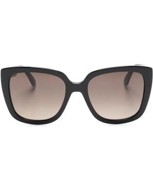 Moschino Eyewear キャットアイ サングラス - ブラック