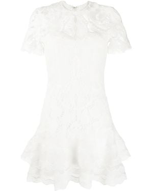 Jonathan Simkhai Lace-Panelled Crepe Dress - White