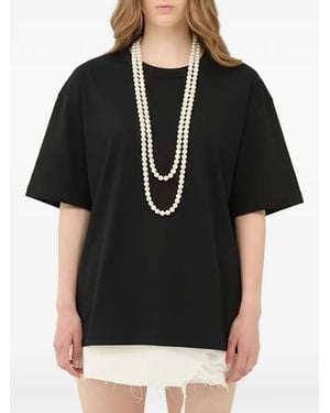 ELEH Open Back T-Shirt - Black