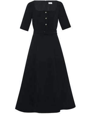 Rosetta Getty Abito Con Scollo Squadrato - Nero