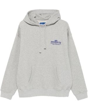 AWAKE NY Good Everywhere Logo Hoodie - White