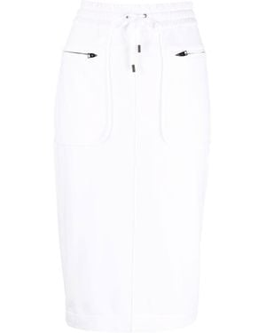 Tom Ford Drawstring Pencil Skirt - White