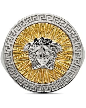 Versace Crystal Icon Ring - Mettallic