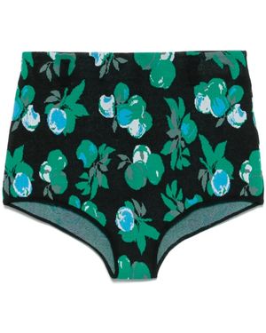 Coperni ジャカードニット ショートパンツ - グリーン