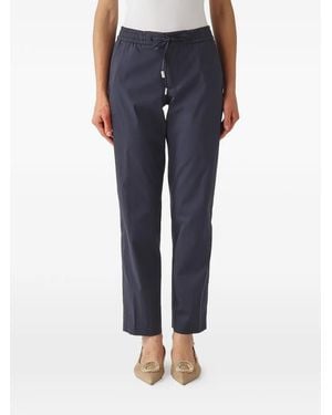 PT Torino Drawstring-Waistband Pants - Blue