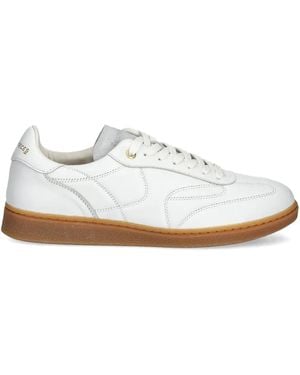 Filling Pieces Sprinter Dice Leather Trainers - White