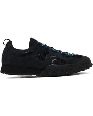 Marine Serre Rise Ii Suede Mesh Sneakers - Black