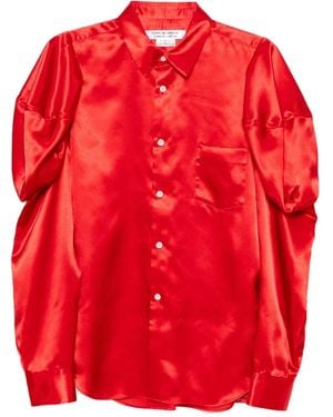 Comme des Garçons Button-Up Blouses - Red