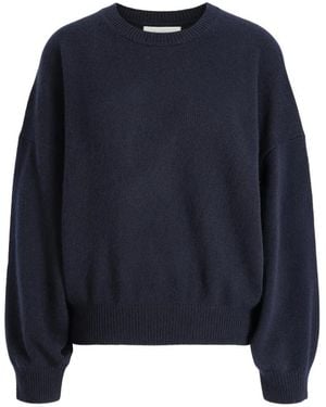 Lisa Yang Pullover Mit Gerippten Details - Blau