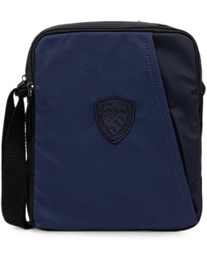 Blauer Logo-Patch Belt Bag - Blue