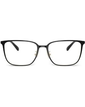 COACH Eckige Brille Aus Titan - Schwarz