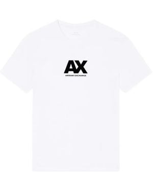 ARMANI EXCHANGE Logo-Print T-Shirt - White