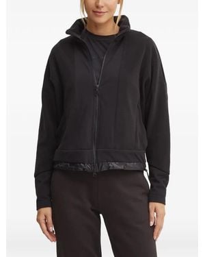 Sportalm Logo-Patch Metallic-Trim Jacket - Black