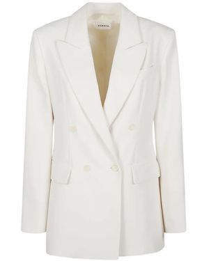 P.A.R.O.S.H. Double-Breasted Blazer - White