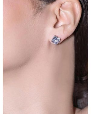Fantasia by Deserio Asscher Stud Earrings - Pink