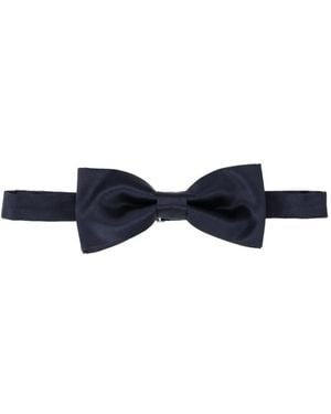Caruso Satin-Finish Bow Tie - Blue
