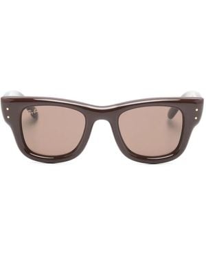 Ray-Ban Gafas De Sol Wayfarer Puffer - Rojo
