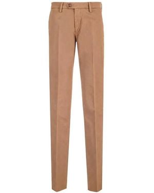 Al Duca d'Aosta Pantalon En Coton À Poches Passepoilées - Blanc
