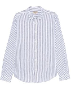 Woolrich Striped Linen Shirt - White
