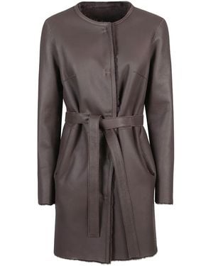 DESA NINETEENSEVENTYTWO Cappotto Con Cintura - Grigio