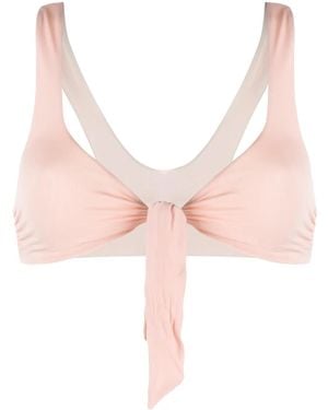 Stella McCartney Bikinioberteil Mit Schnürung - Pink