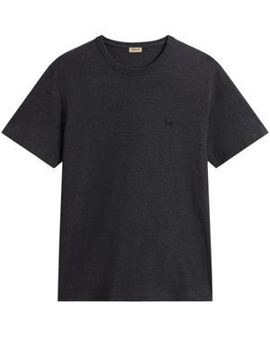 Woolrich ロゴ Tシャツ - ブラック