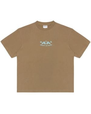 Marcelo Burlon Vintage Logo Tシャツ - ブラウン