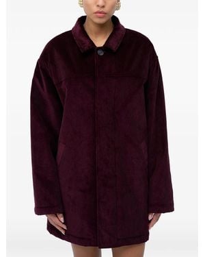N°21 Corduroy Coat - Red