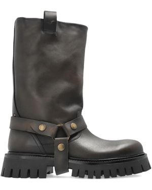 Golden Goose Stivali Kurt Con Fibbia - Nero