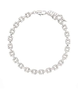 Missoma Timepiece Link-Chain Bracelet - White