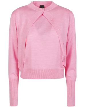 Pinko Crew-Neck Sweater - Pink