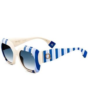 Etnia Barcelona Ibiza 14 Square-Frame Sunglasses - Blue
