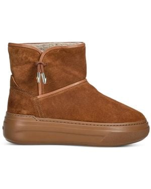 Furla Platform Trim Boots - Brown