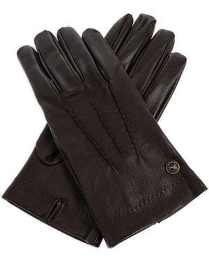 Burberry Leather Gloves - Black