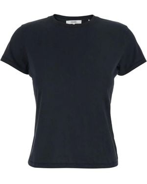 FRAME T-Shirt The Baby Tee Cotton - Black