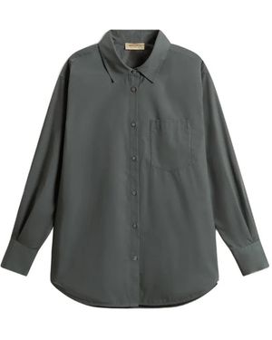Woolrich Chest-Pocket Button Shirt - Grey