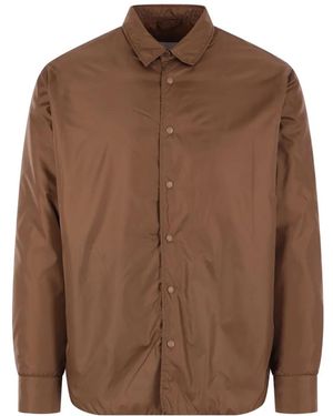 Aspesi Buttoned Shirt Jacket - Brown