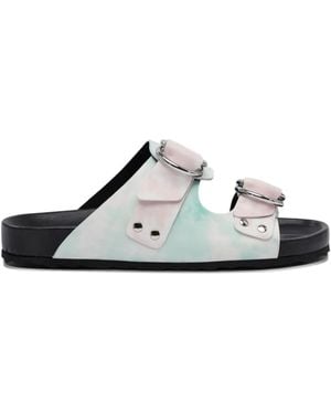 Pierre Hardy Sandales Beach Ridider À Imprimé Tie Dye - Blanc
