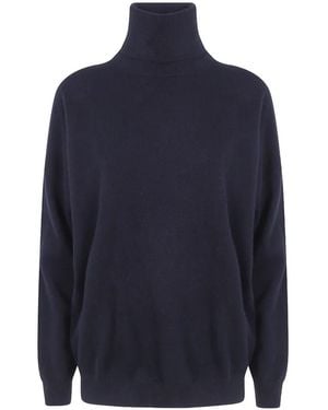 Gentry Portofino Jersey Con Cuello Vuelto - Azul