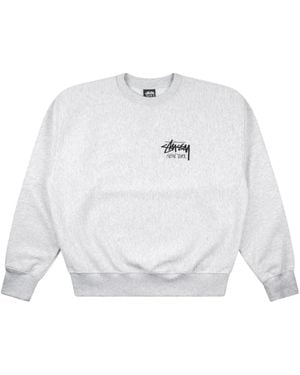 Stussy New York Logo Sweatshirt - White