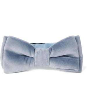 Paul Smith Velvet Bow Tie - Blue