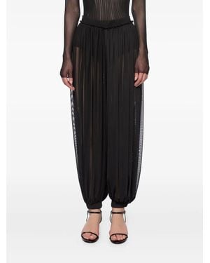 Atu Body Couture Set de pantalones de malla - Negro